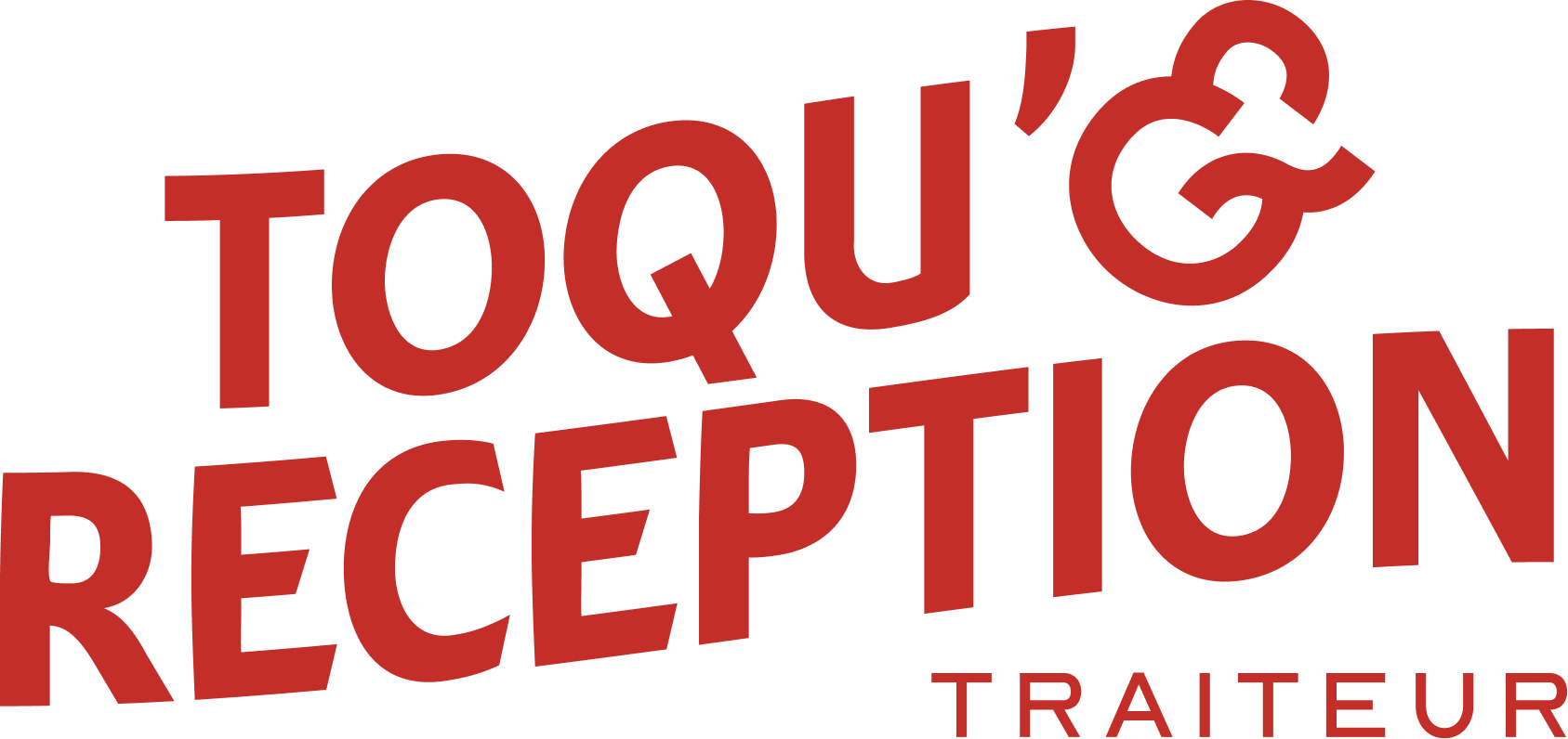Logo Toqu'& Réception Rouge